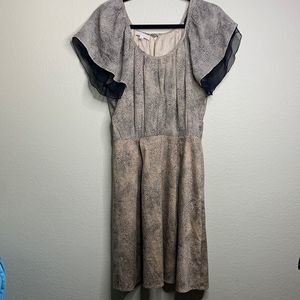 Anthropologie Corey Lynn Calter Animal Print Dress Size 6